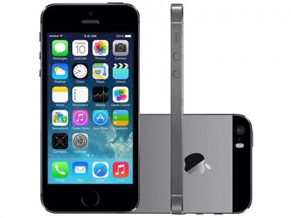 iphone 5s1 - iPhone 5S Apple, iOS 8, Touch ID, Câmera 8MP, Wi-Fi, 3G/4G – R$ 1929 em até 10x sem juros