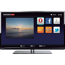 121451617G1 - Smart TV LED 40" Semp Toshiba DL 40L2400i Full HD - R$ 993,00