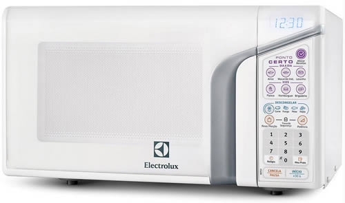 microondas - Micro-ondas 27 Litros Electrolux MEP37 Ponto Certo Branco R$ 255,60