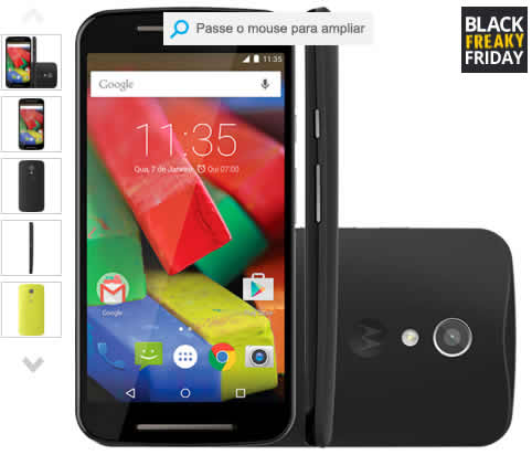 motog - Smartphone Motorola Moto G (2ª Geração) - R$ 539,10